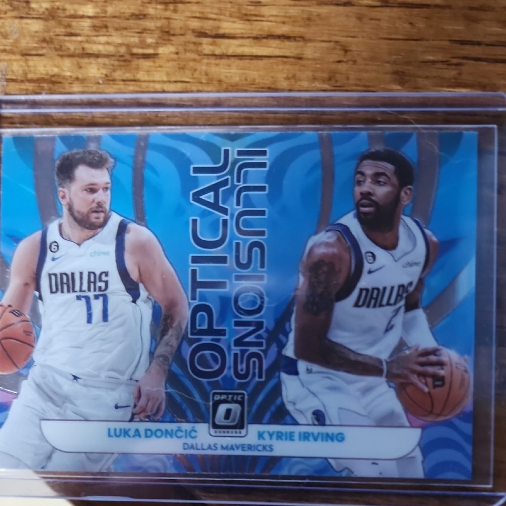 Optic Illusions Luka Dončić Kyrie Irving Card